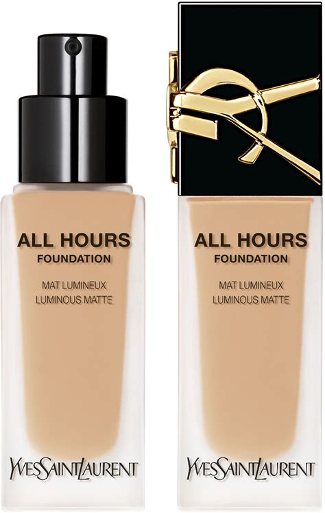 yves saint laurent all hours foundation lc6|ysl all hours foundation sample.